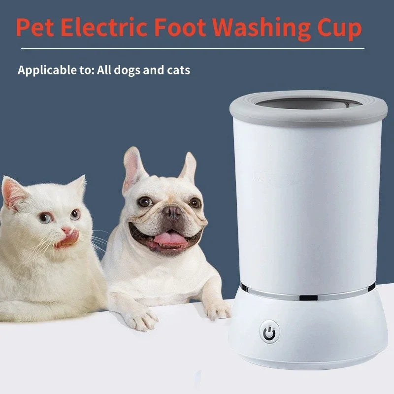 Revolutionary Electric Dog Foot Washing Cup - The Ultimate Pet Grooming Tool for Clean Paws!