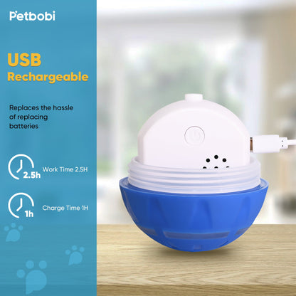 Exciting Interactive Dog Ball Toy - Rechargeable with Flashing LED Lights for Endless Fun!