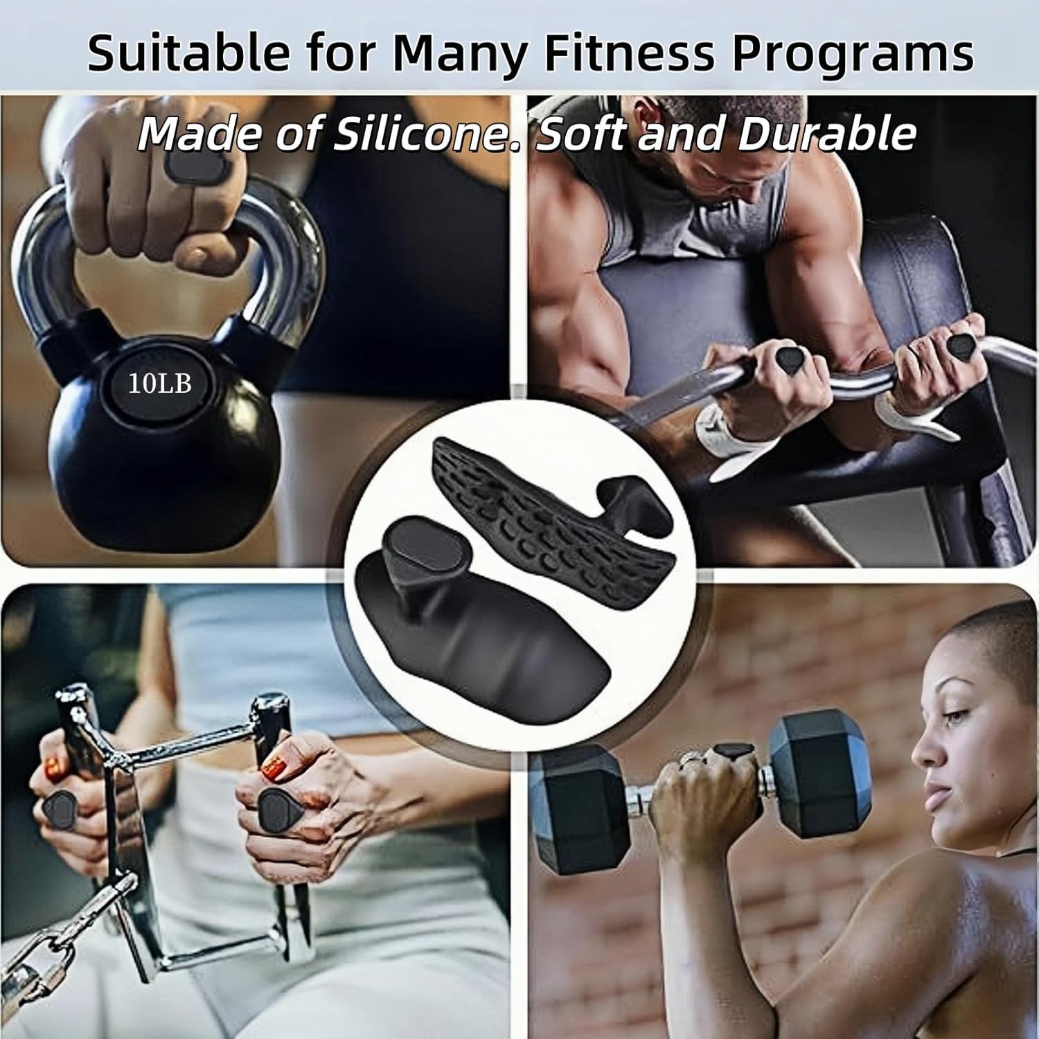 Ultimate Anti-Slip Workout Grips for Enhanced Performance - Ergonomic Silicone Gym Gloves for Men and Women - Perfect for Weightlifting and Fitness Training