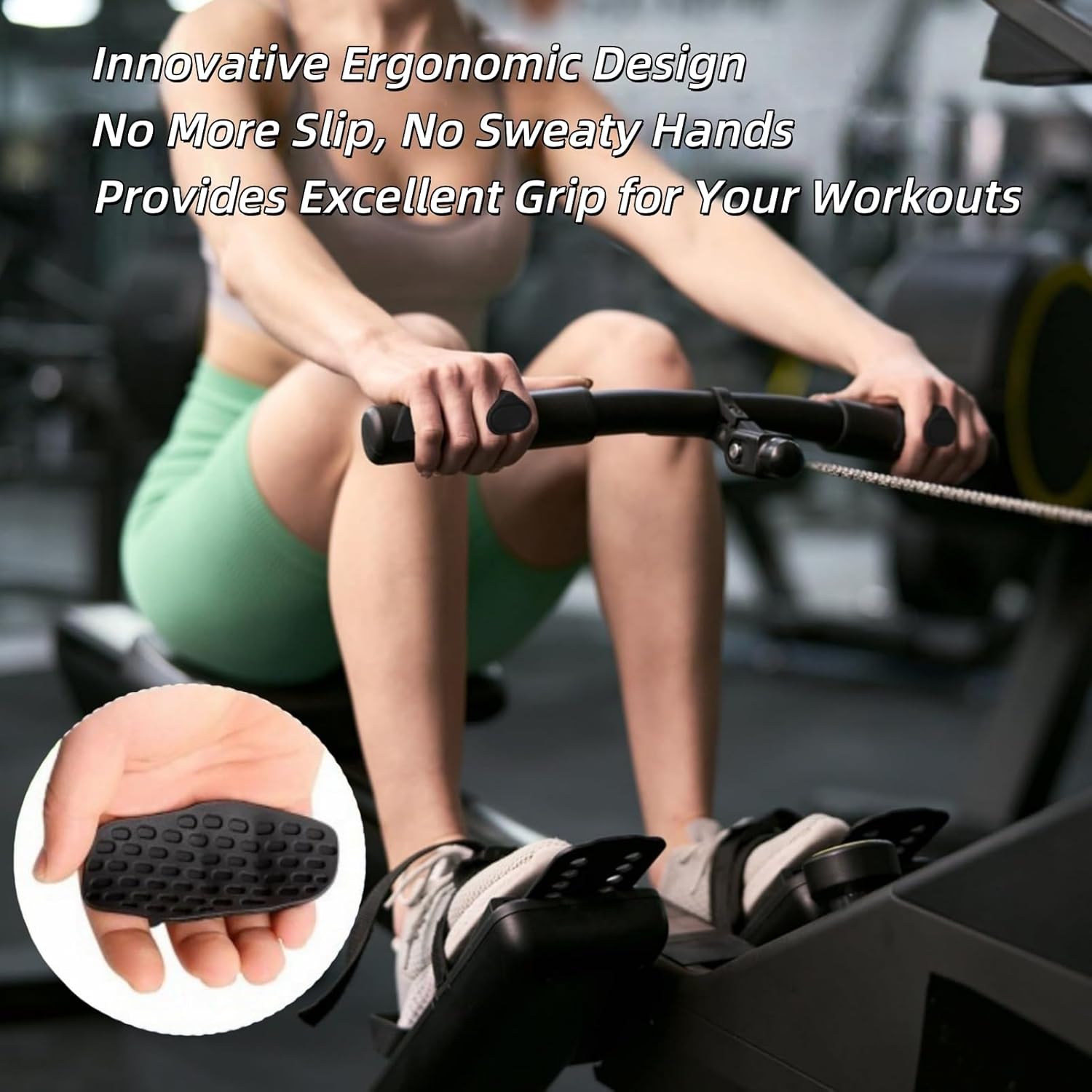 Ultimate Anti-Slip Workout Grips for Enhanced Performance - Ergonomic Silicone Gym Gloves for Men and Women - Perfect for Weightlifting and Fitness Training