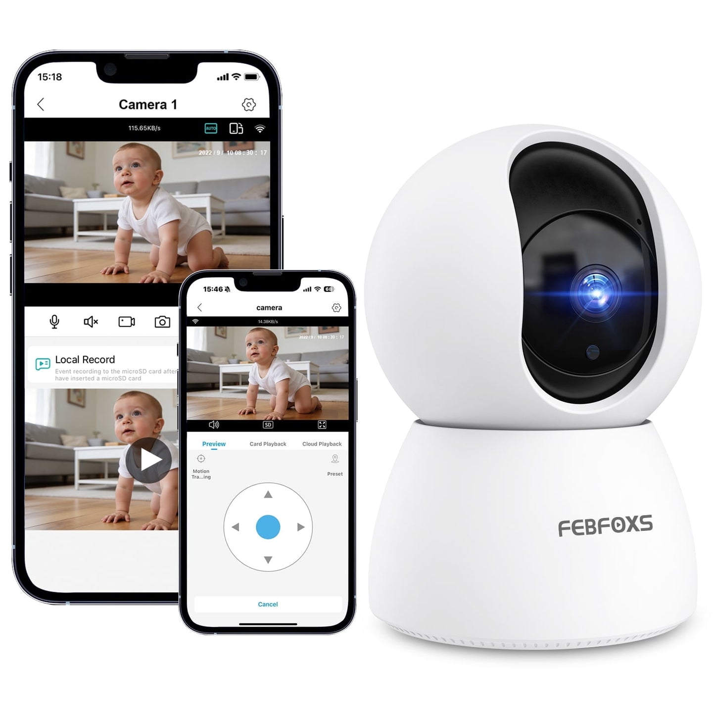 Experience Ultimate Peace of Mind with the 2K Baby Monitor Indoor Security Camera for Your Home