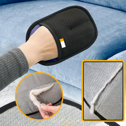 Revolutionary Pet Hair Cleaning Gloves - Double-Sided Grooming Tool for Effortless Cat & Dog Hair Removal on Sofas, Carpets & More (Available in 1-4 Pcs)
