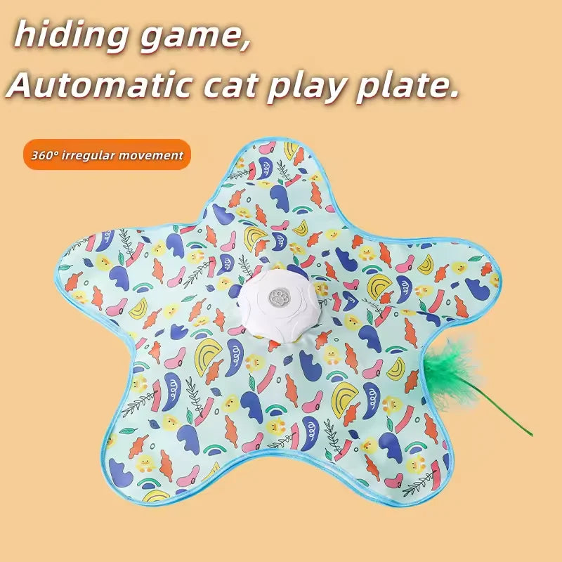 Engaging Hide and Seek Cat Toy with Bird Call Action - 3 Interactive Modes for Endless Fun!