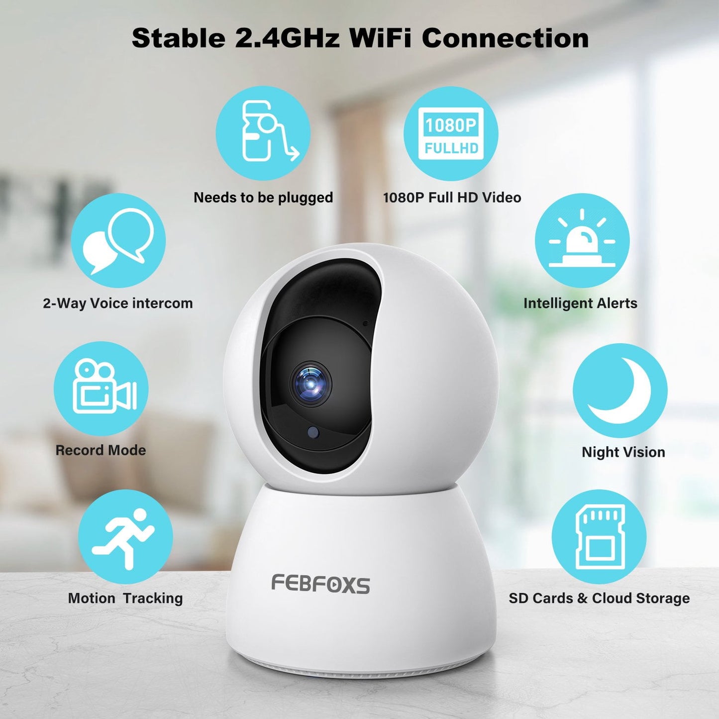 Experience Ultimate Peace of Mind with the 2K Baby Monitor Indoor Security Camera for Your Home