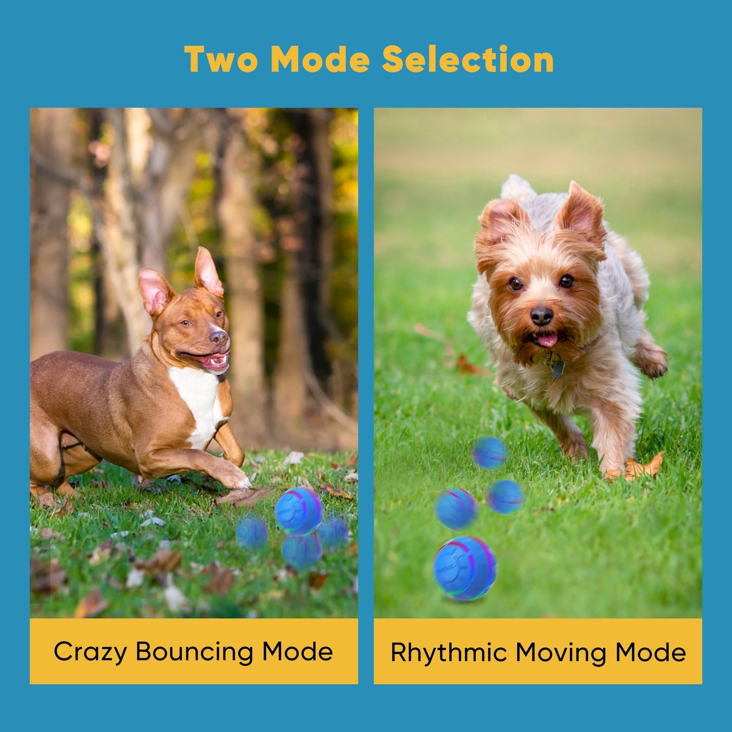 Exciting Interactive Dog Ball Toy - Rechargeable with Flashing LED Lights for Endless Fun!