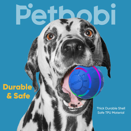 Exciting Interactive Dog Ball Toy - Rechargeable with Flashing LED Lights for Endless Fun!