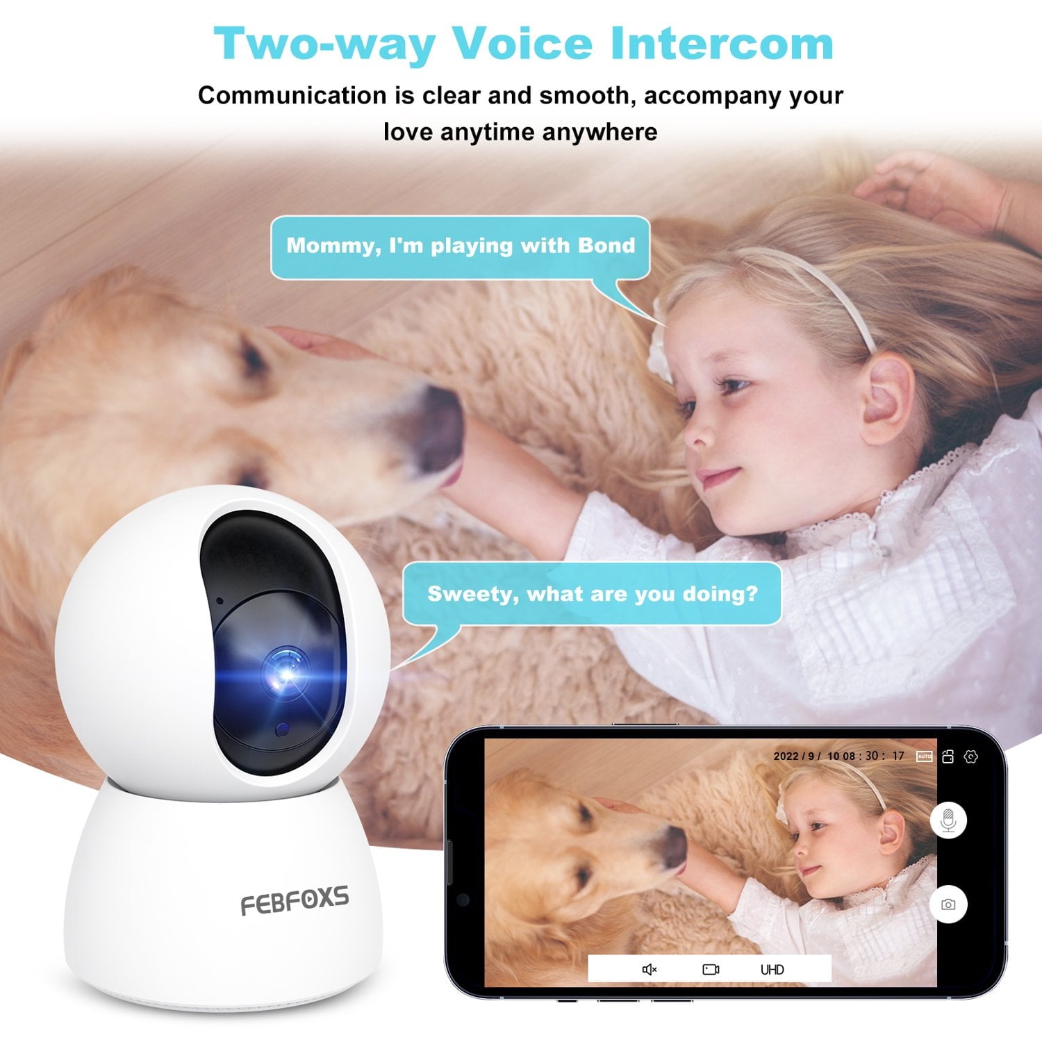 Experience Ultimate Peace of Mind with the 2K Baby Monitor Indoor Security Camera for Your Home