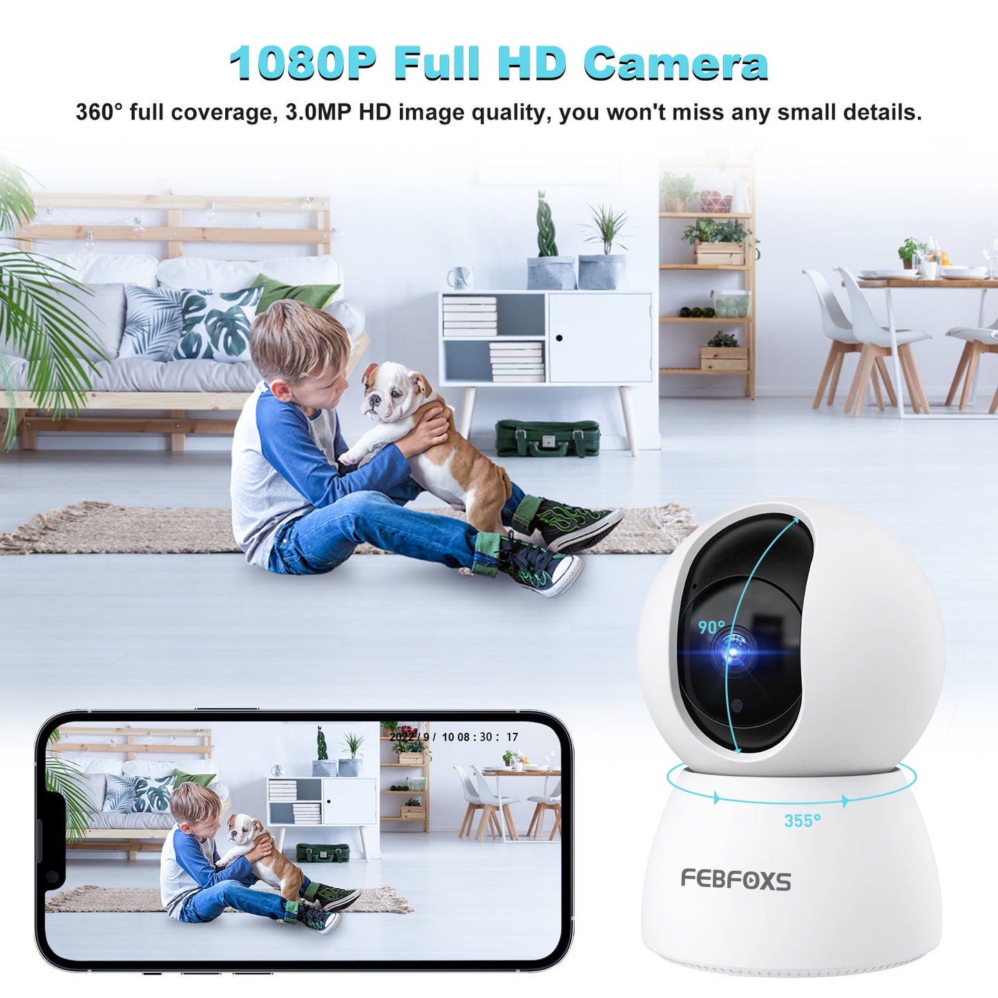 Experience Ultimate Peace of Mind with the 2K Baby Monitor Indoor Security Camera for Your Home